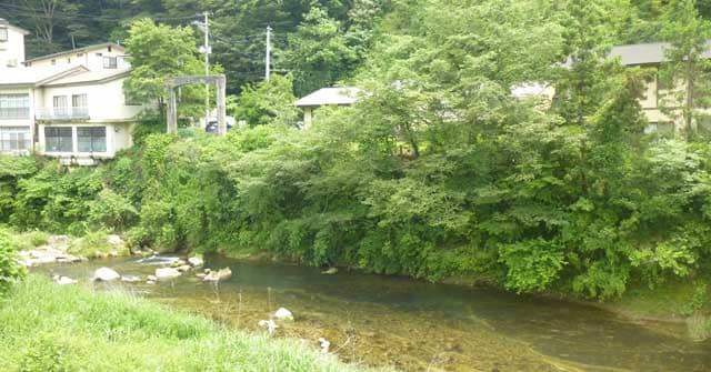 摺上川の渓流