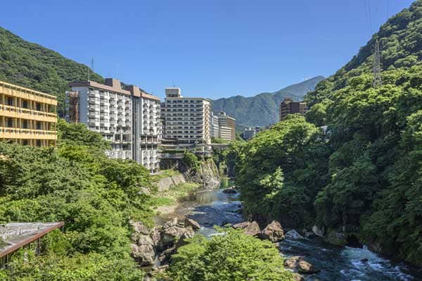 鬼怒川温泉の風景