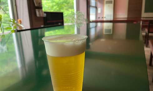 いづみやの生ビール