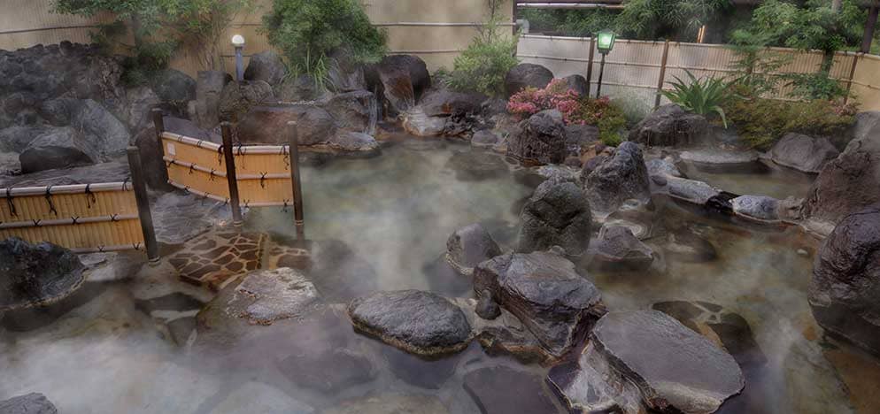 石和温泉の露天風呂