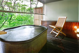 鬼怒川観光ホテルの露天風呂